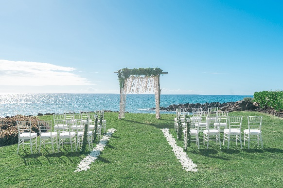 ＜14：00頃の挙式会場＞