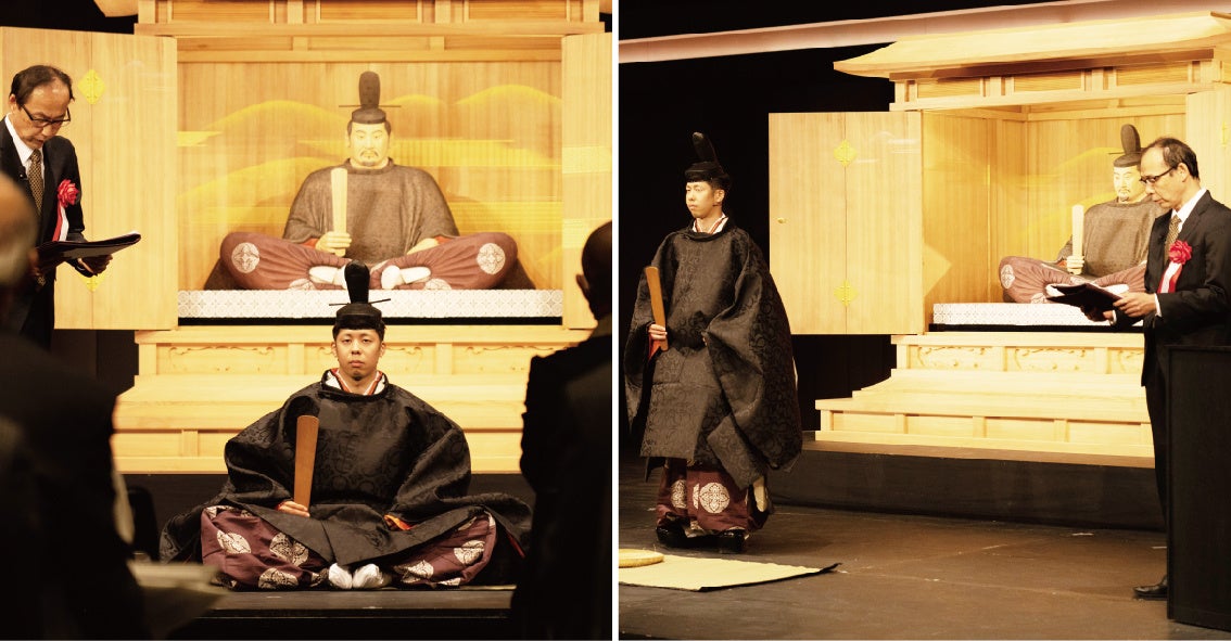 装束解説の様子