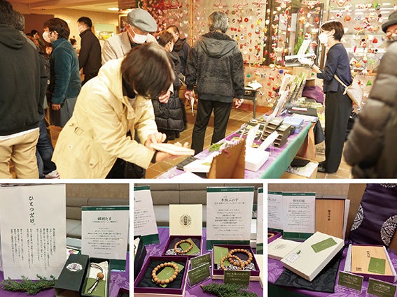 商品販売の様子