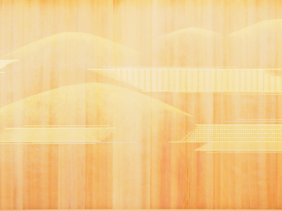 伊豆の風景を表現した截金細工