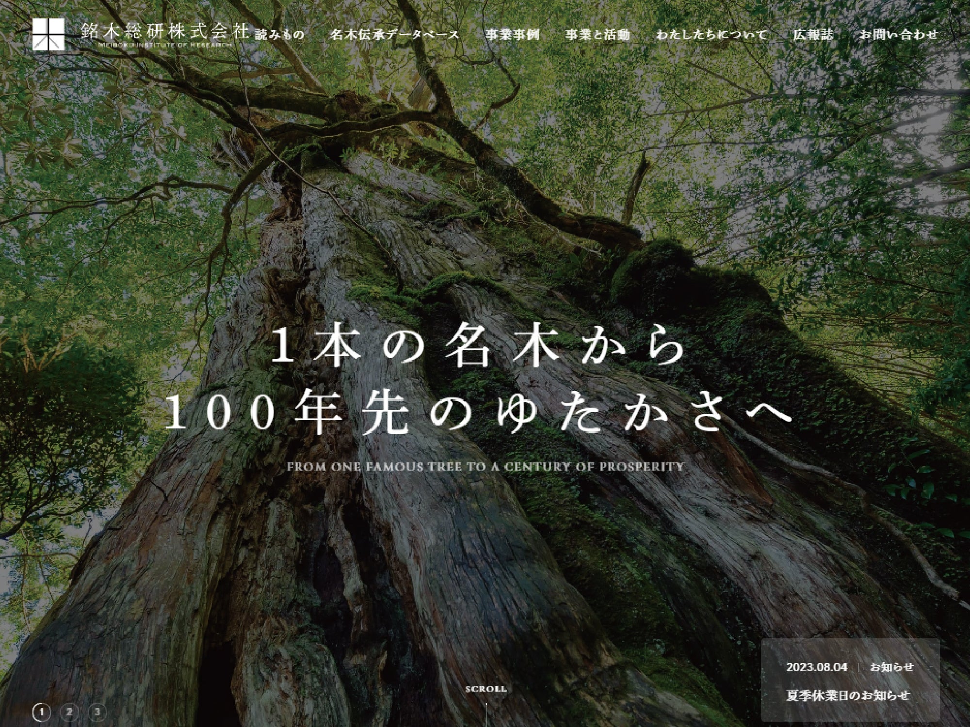 銘木総研株式会社ホームページ