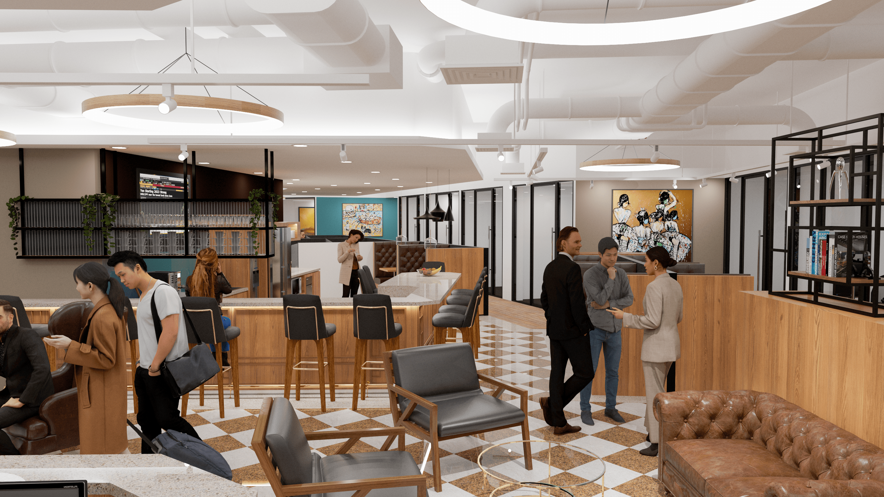 エニシオ名駅内装｜落ち着きのある居心地の良いスペース