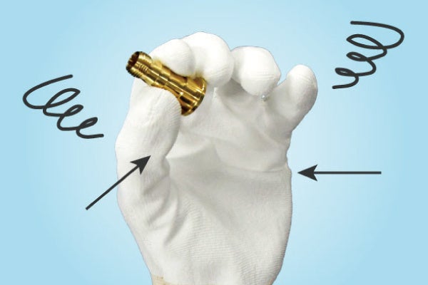 生地があまり細かな作業がしづらい