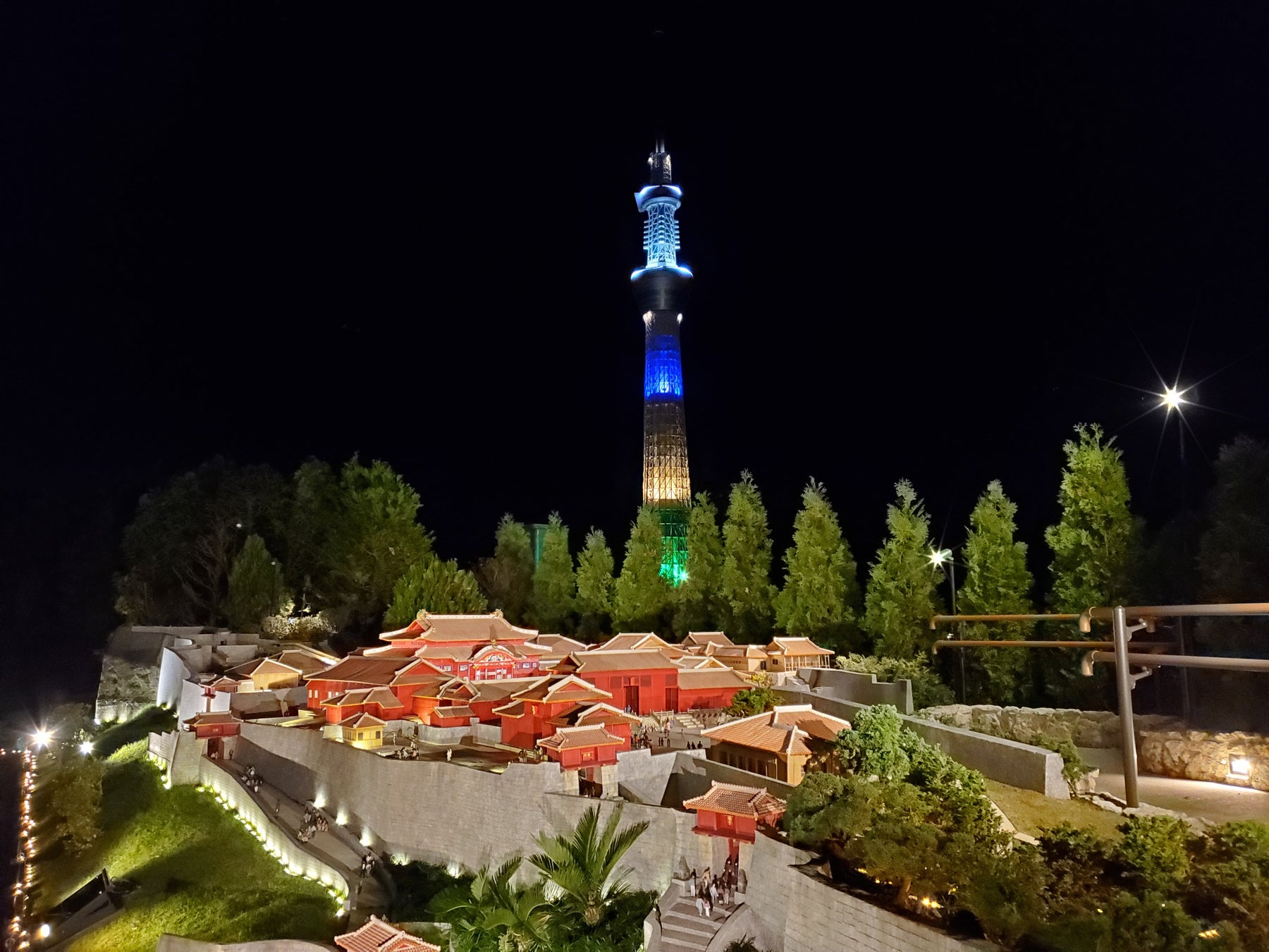 昨年のライトアップ&イルミネーションの様子