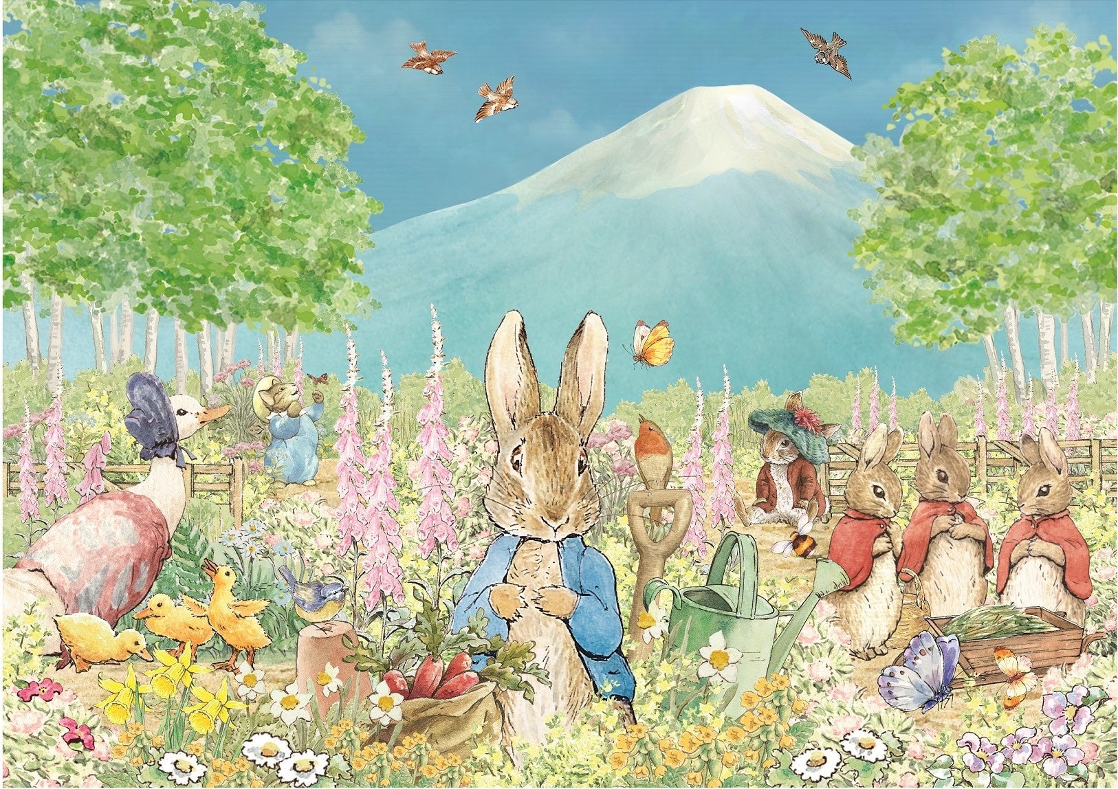 ピーターラビット(春のパンまつり) ヤマザキ 春のパンまつり 60点（お皿2枚分） 紅茶花伝ピーター
