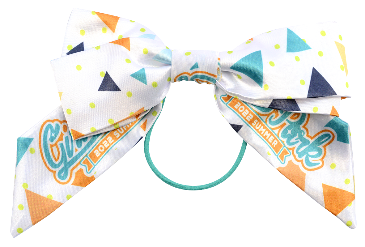 リボン付きヘアゴム