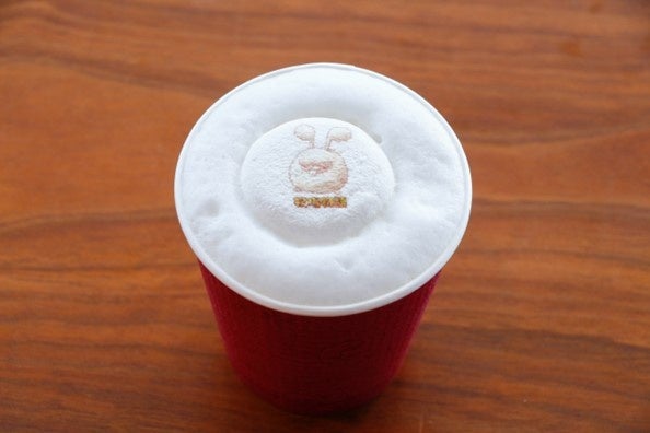 ウサギさんのあったかカフェオレ　６５０円