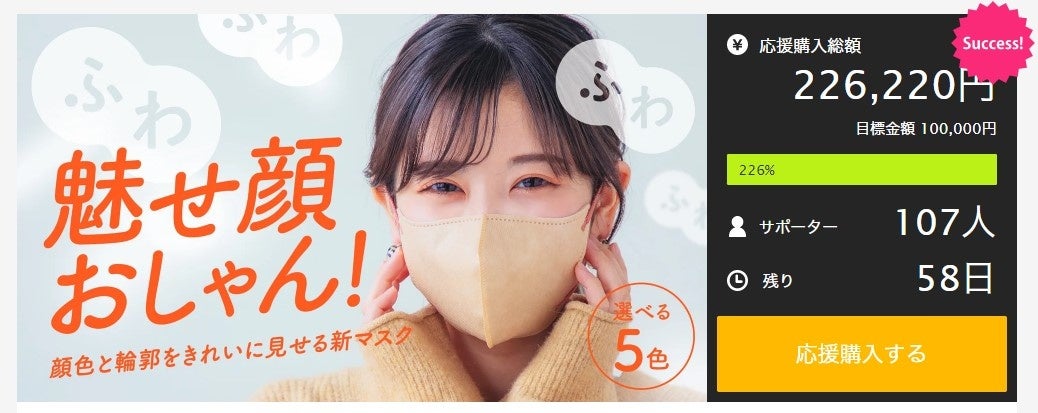 新発売／1000万枚超売上マスクから新シリーズ】ふわふわ感触