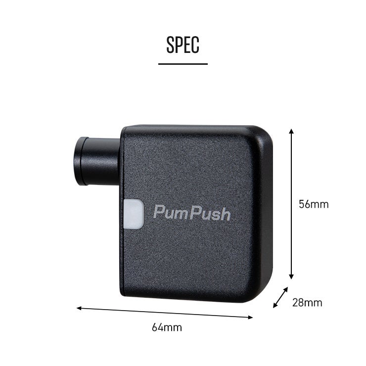 スリーアール/PumPush 携帯ポンプ コンパクトサイズ 新商品】全自転車乗りが感動！？ 空気入れの革命！ 超小型の