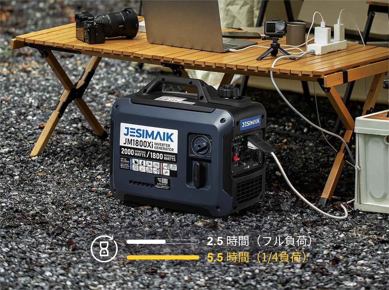 JESIMAIKインバーター発電機JM1800Xi