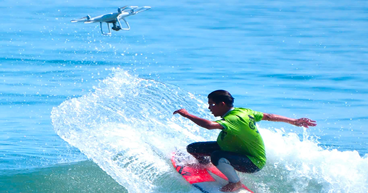 ドローンでの撮影