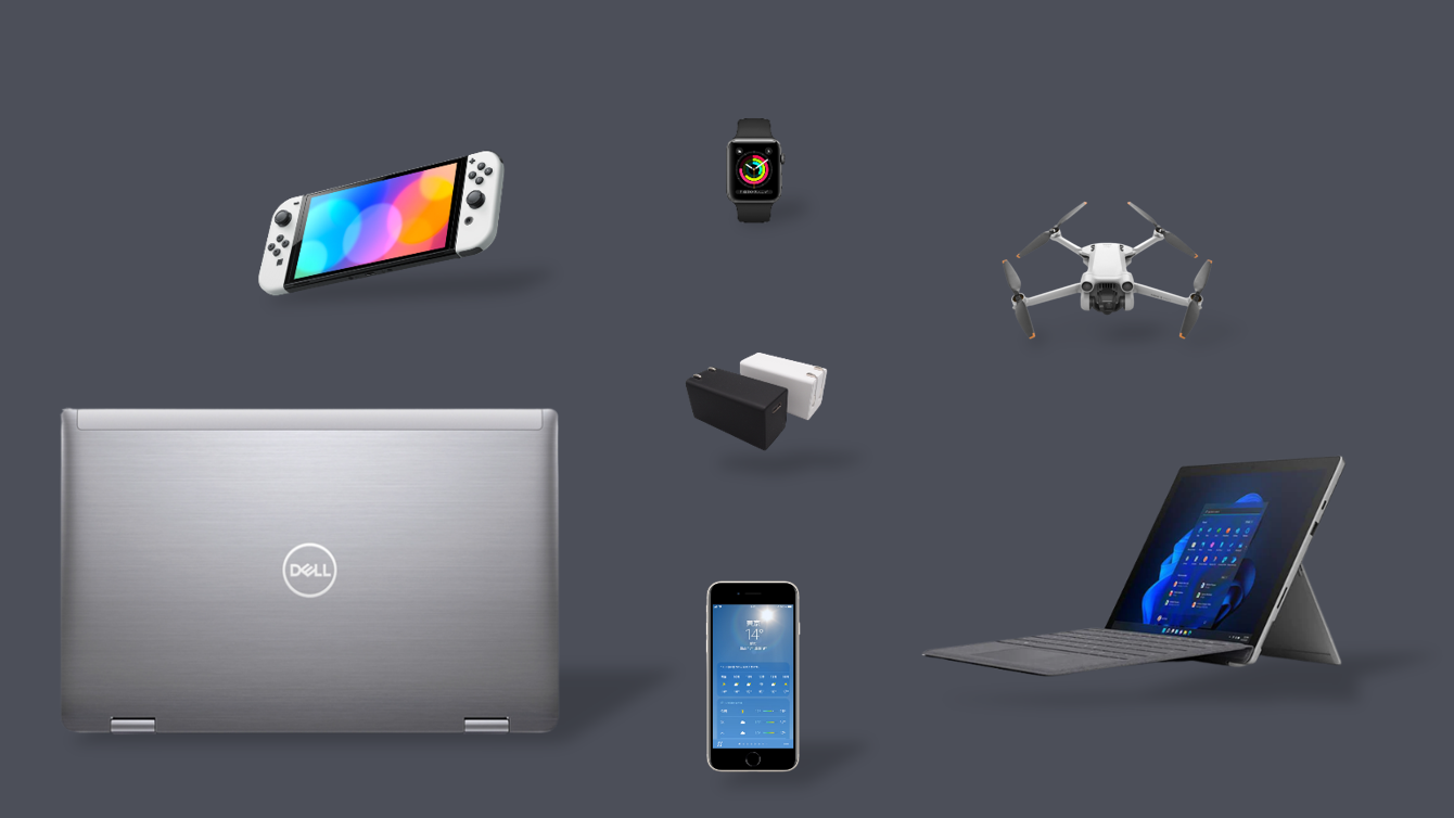 PC 関連機器　充電器　まとめ売り GaN充電器を凌駕した世界最小・最軽量級の性能！「ADAMON 65W