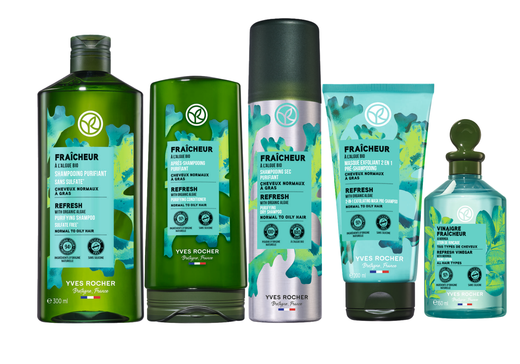 YVES ROCHER イヴ・ロシェ ヘアケア製品 詰め合わせセット イヴ・ロシェ】2023年10月27日(金)より、頭皮クレンジング×美髪保湿の