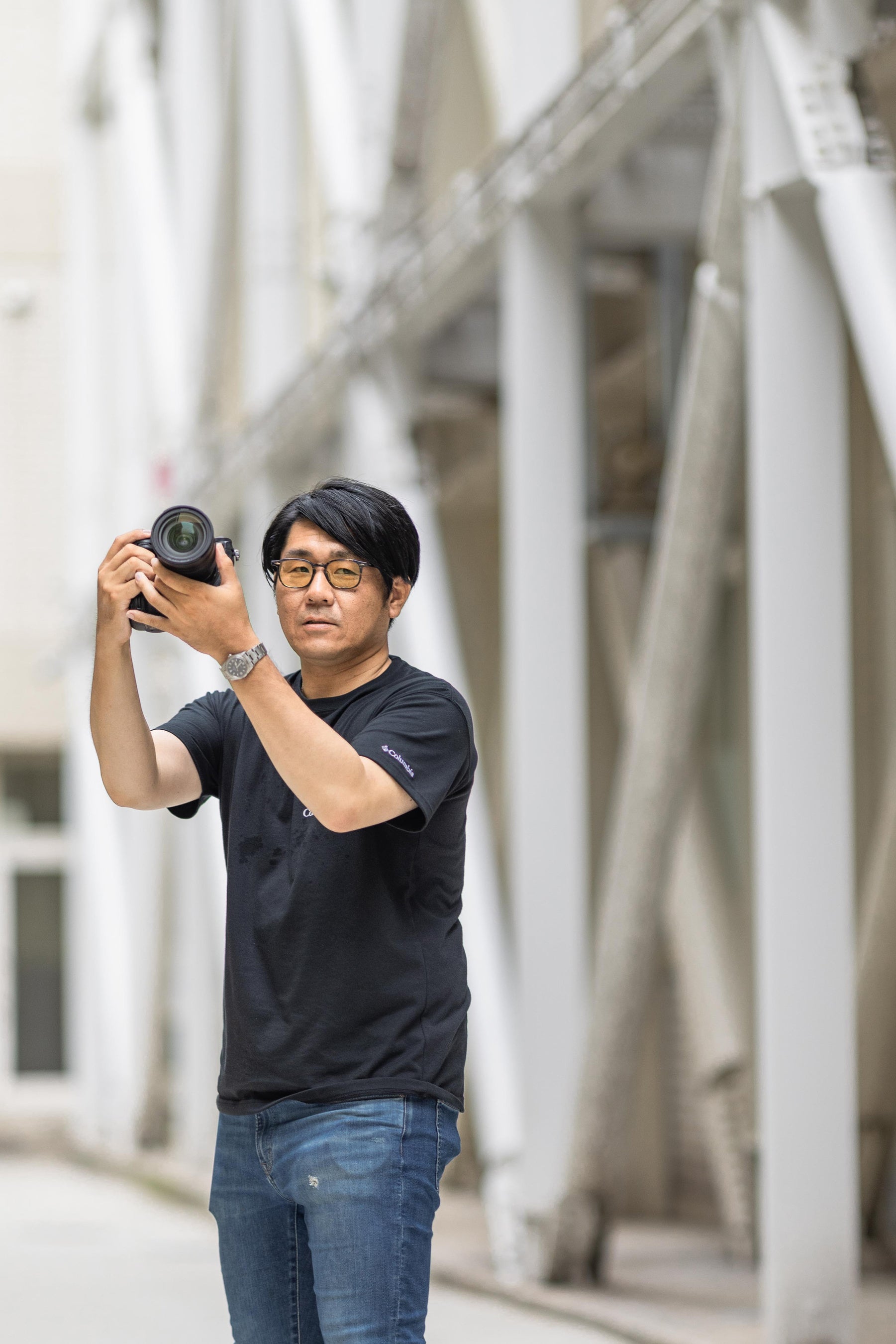 岐阜グランドホテル「写真家 小林淳氏と撮る・語る 東館屋上から