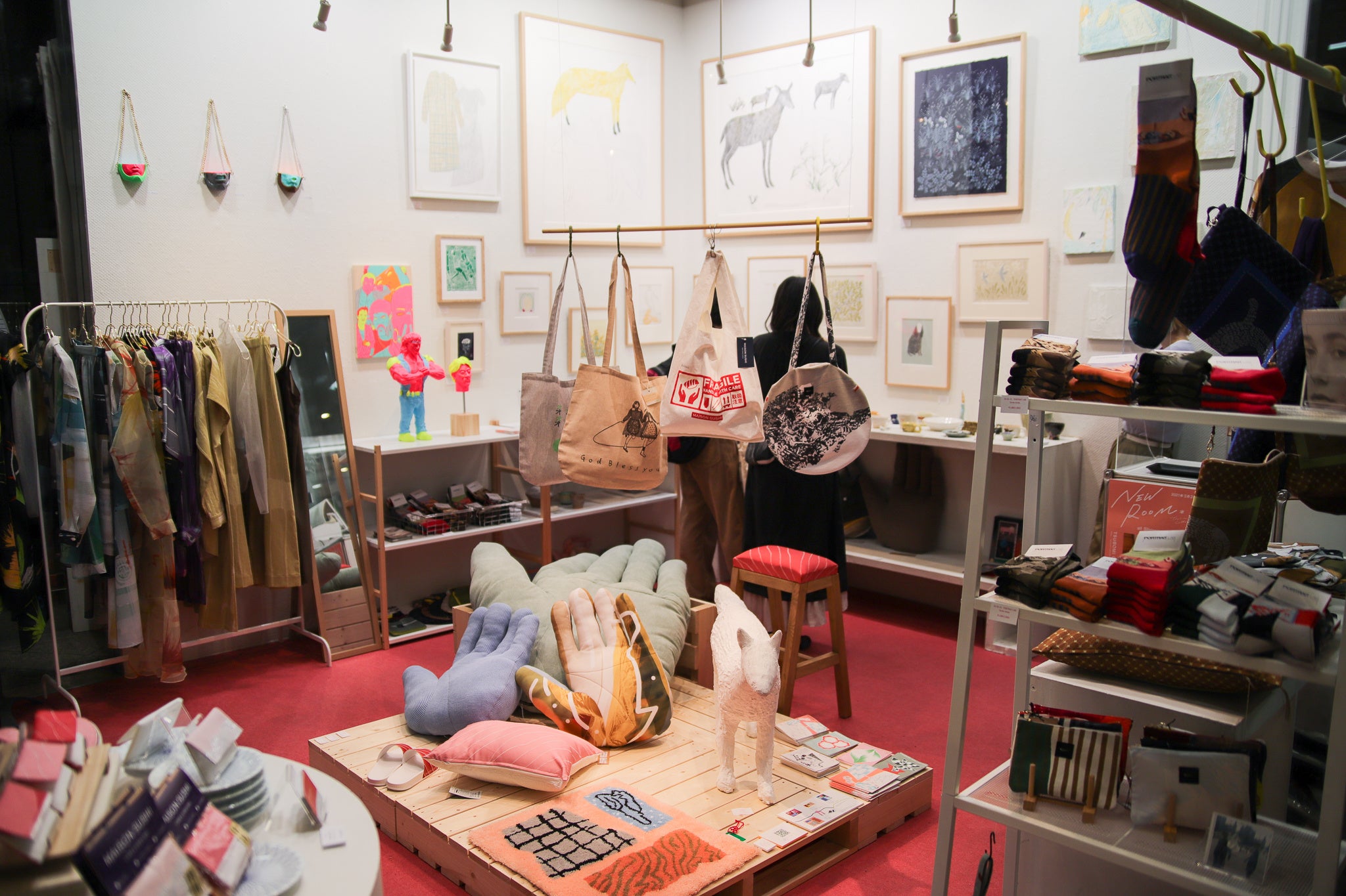 2021年 青山スパイラル ジョウケースケースでの様子（会場内）