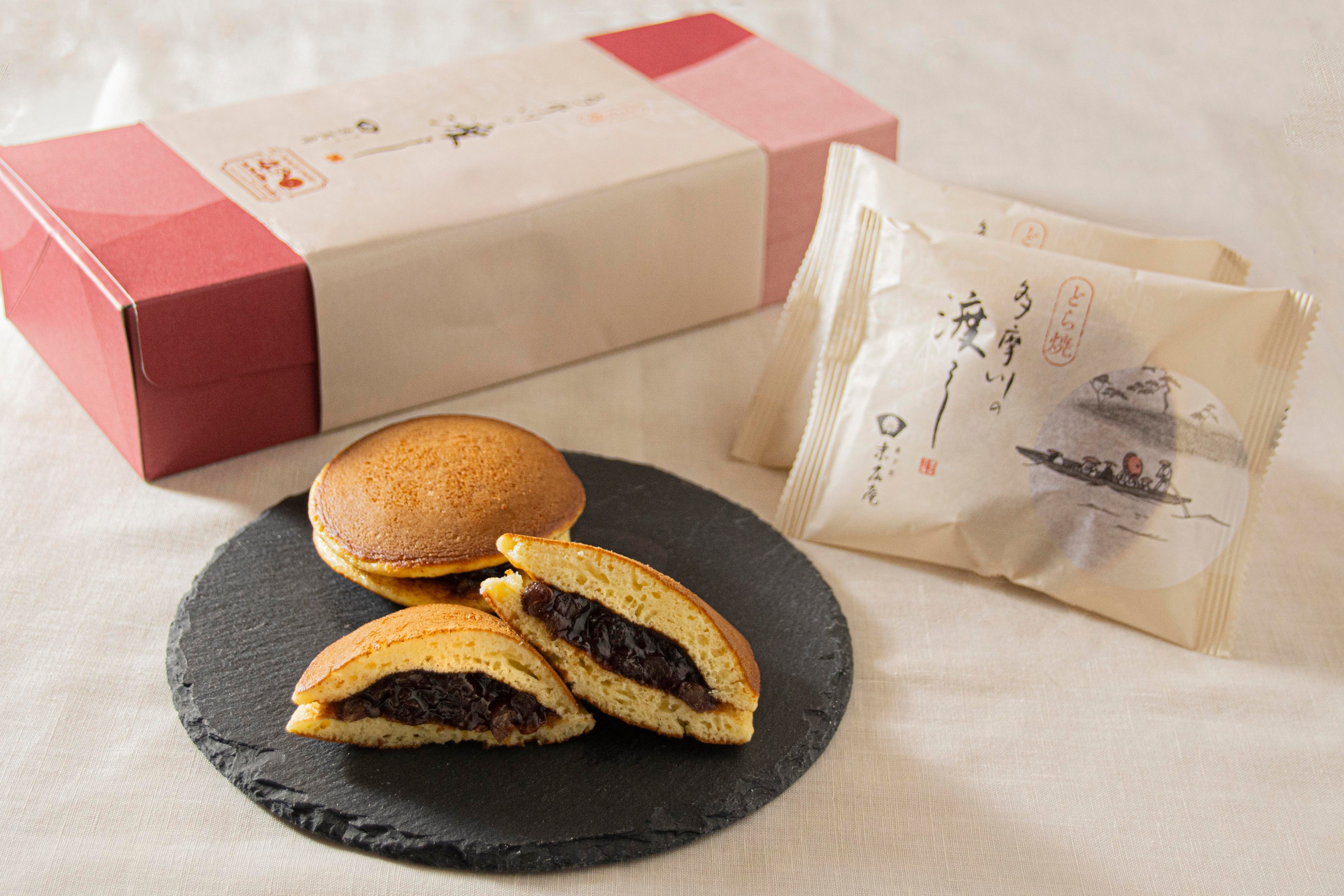 「どら焼　多摩川の渡し」