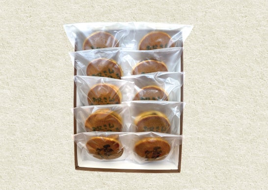 ロゴ入りどら焼き10個入