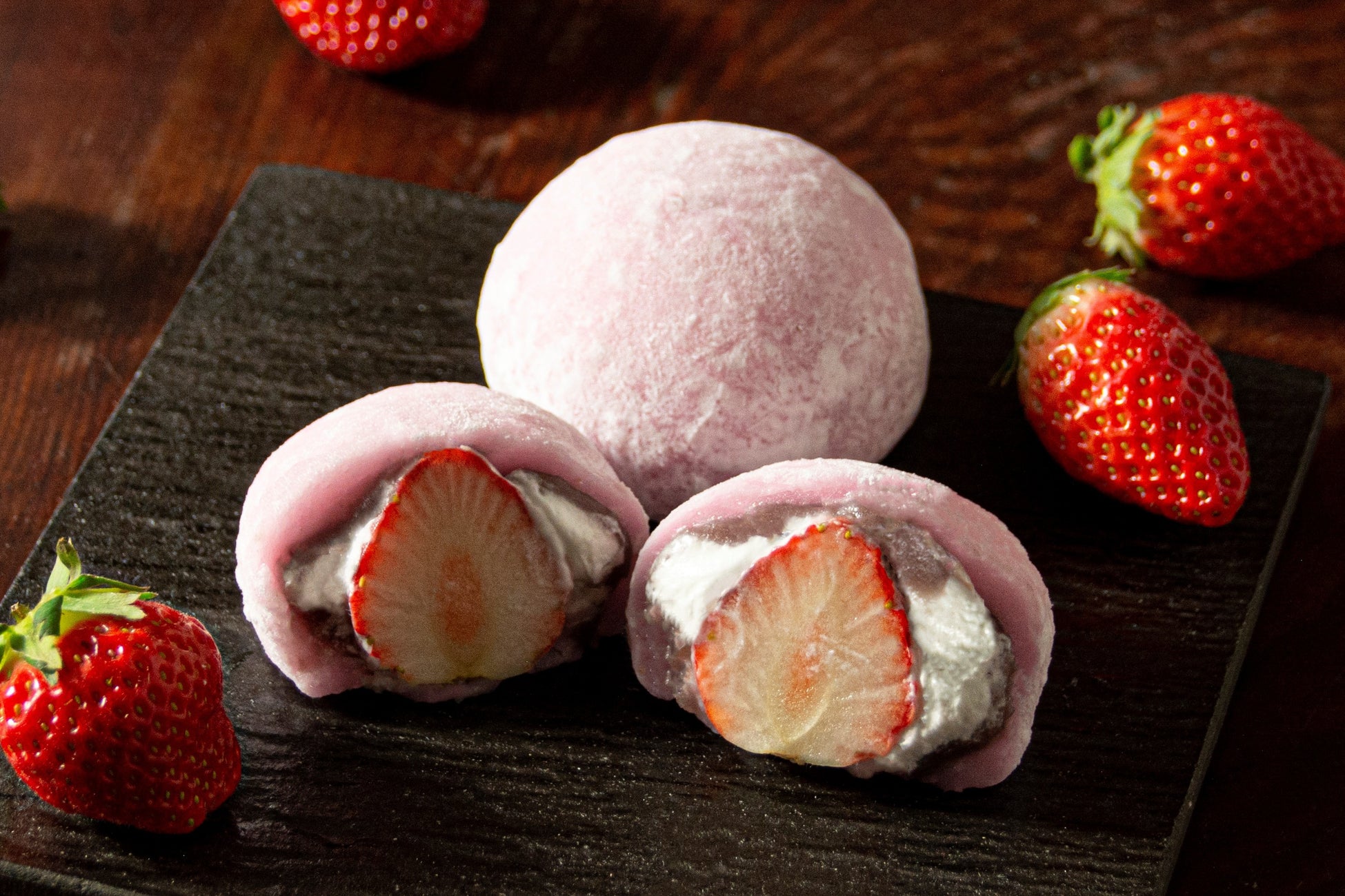 三段仕込み苺大福