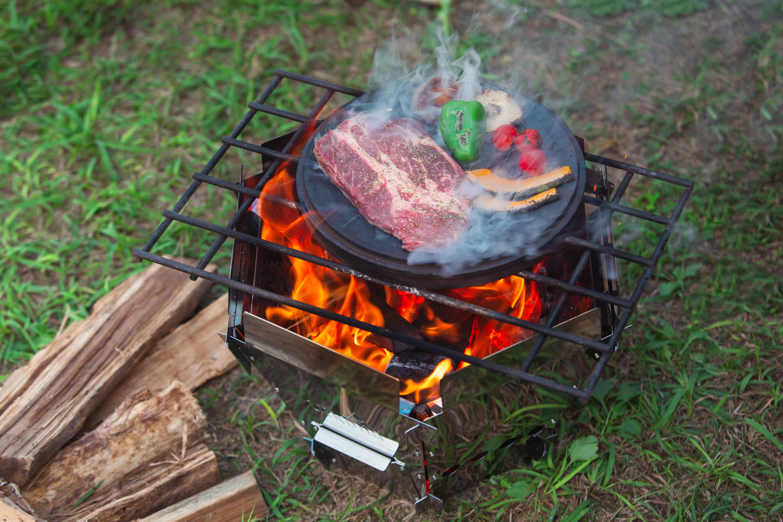 安定した火力でキャンプ飯も楽しく