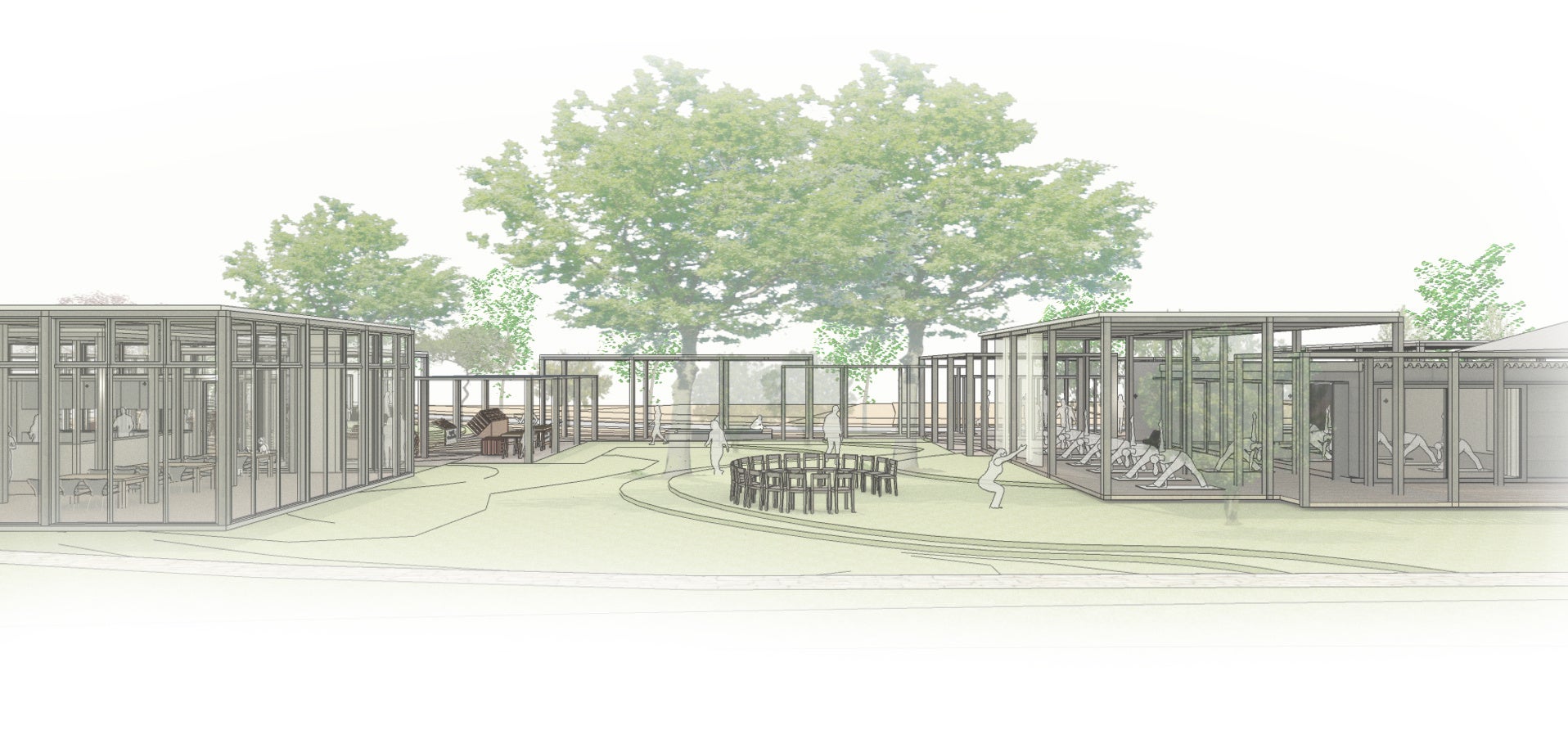 外観・芝生広場イメージ　実際とは異なる場合があります