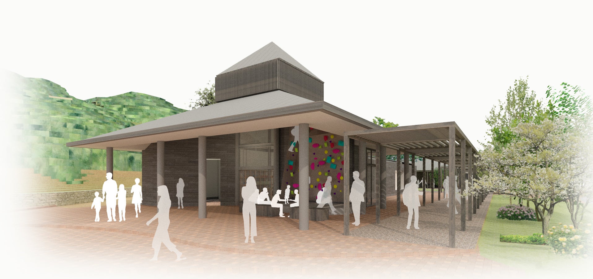 外観・ボルダリングジムイメージ　実際とは異なる場合があります