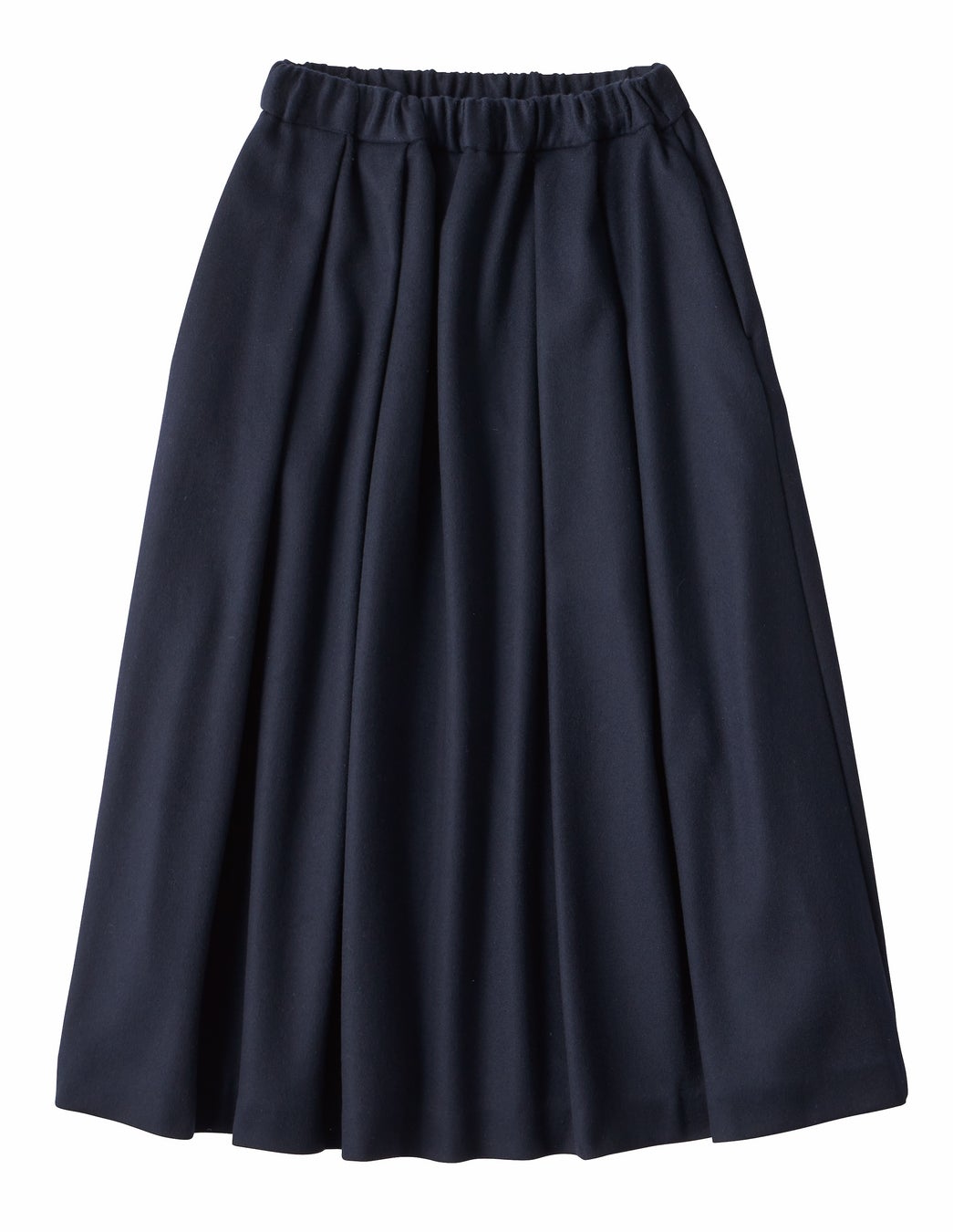 CASHMERE SKIRT(BABY CASH) /COLOR:NAVY/SIZE:1,2/¥155,100
