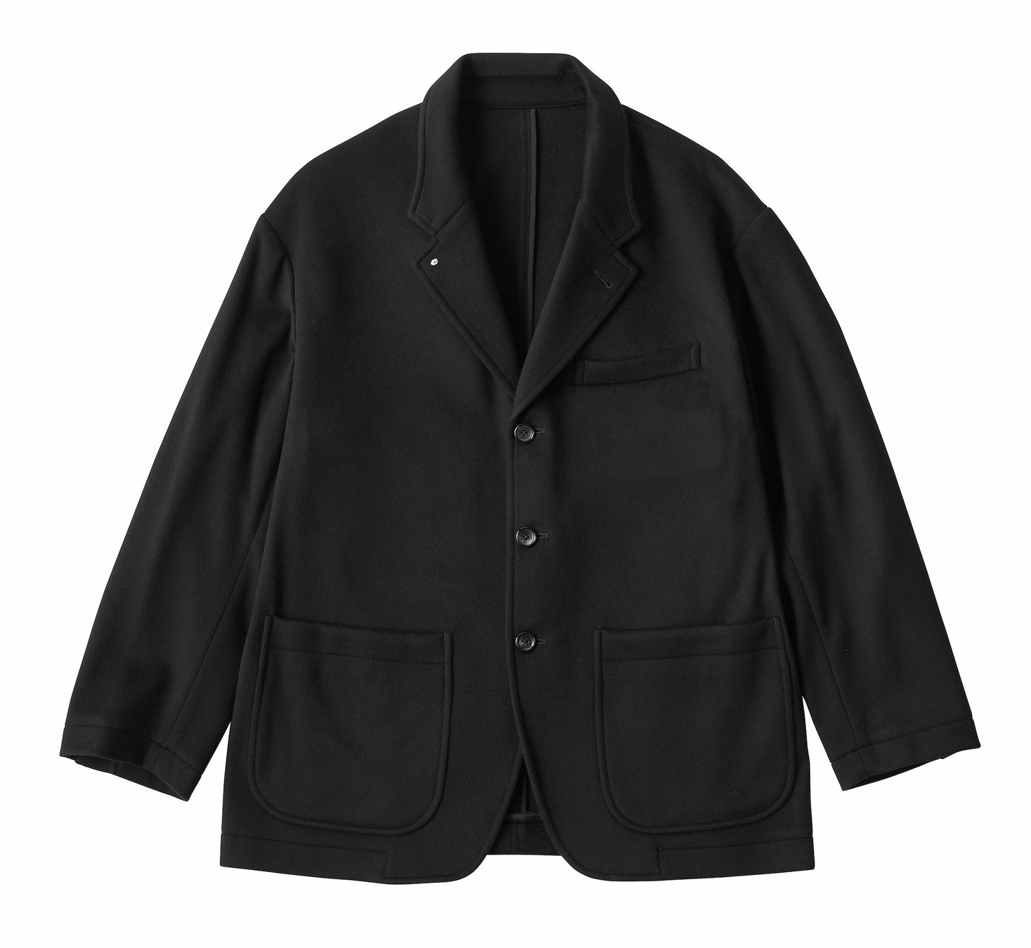 CASHMERE TAILORED JACKET W/PLUTINUM CHARM(BABY CASH) /COLOR:BLACK/SIZE:XS,S,M,L,XL,XXL/¥236,500