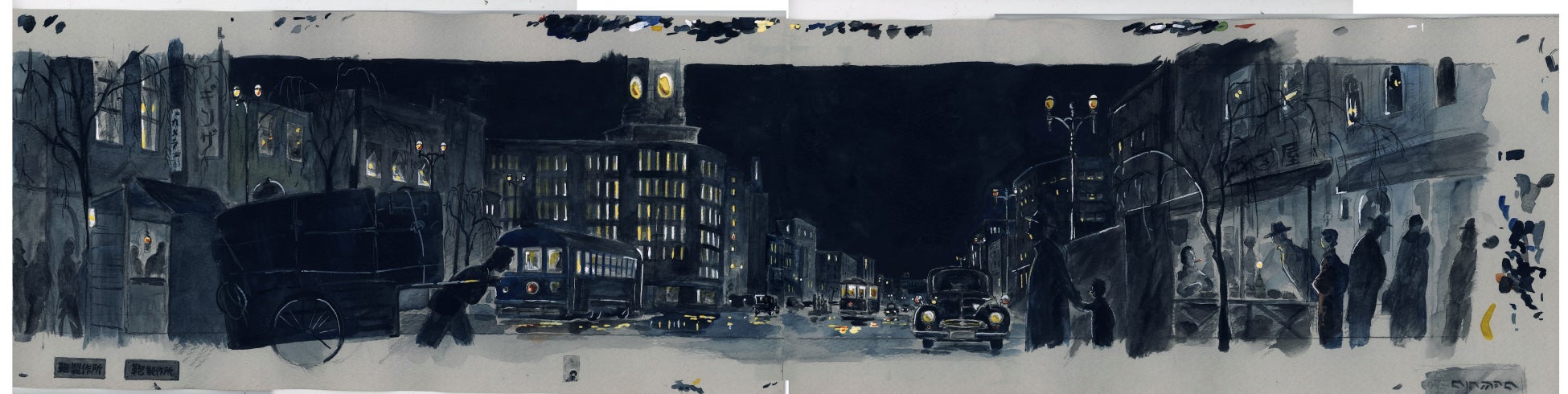 PORTER CLASSICアートワーク担当のMIMOEが描いた原画