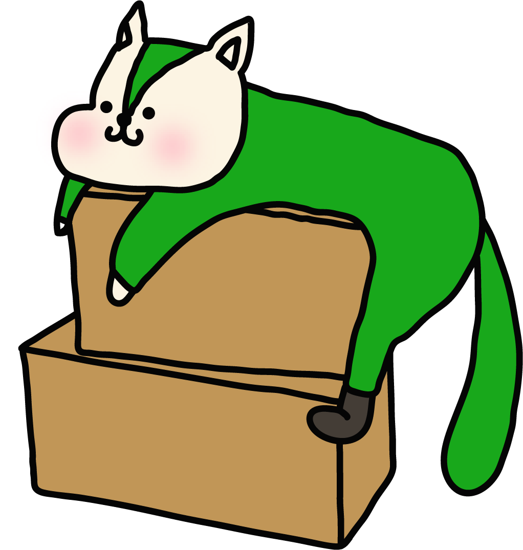 「包みラップレス」キャラクター ミドリのモモンガ「つつむモン」