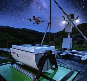 夜間目視外飛行時のDroneNest（Mavic2シリーズ）