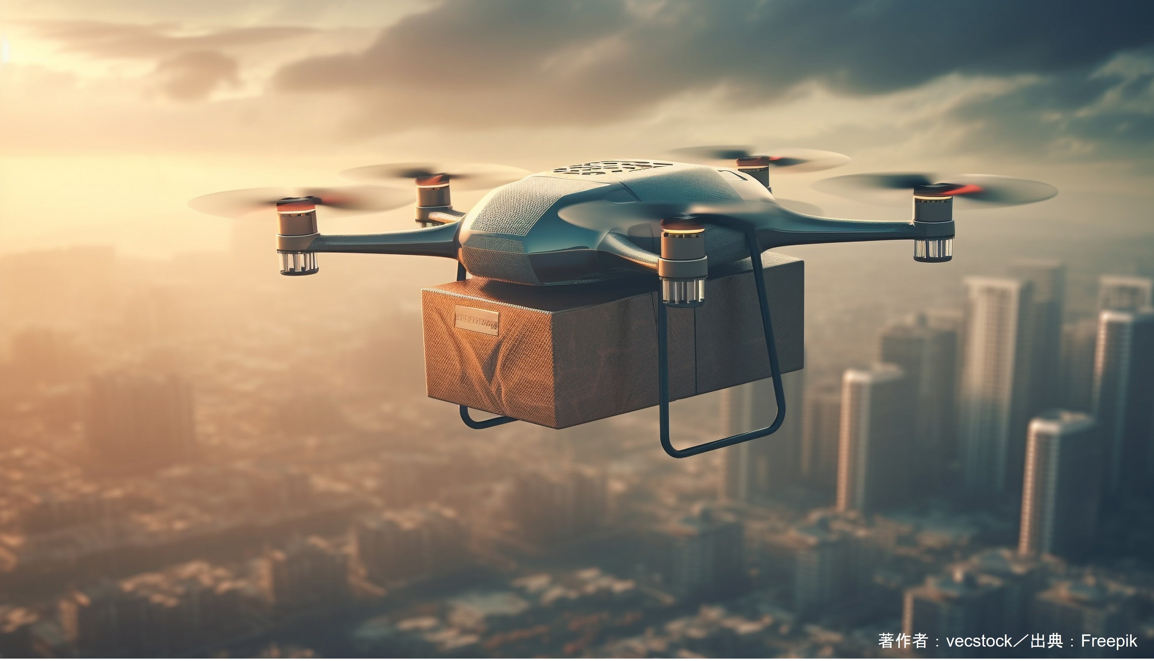 ドローン物流のイメージ