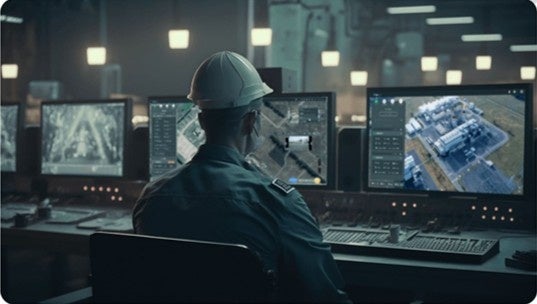 遠隔操作の様子