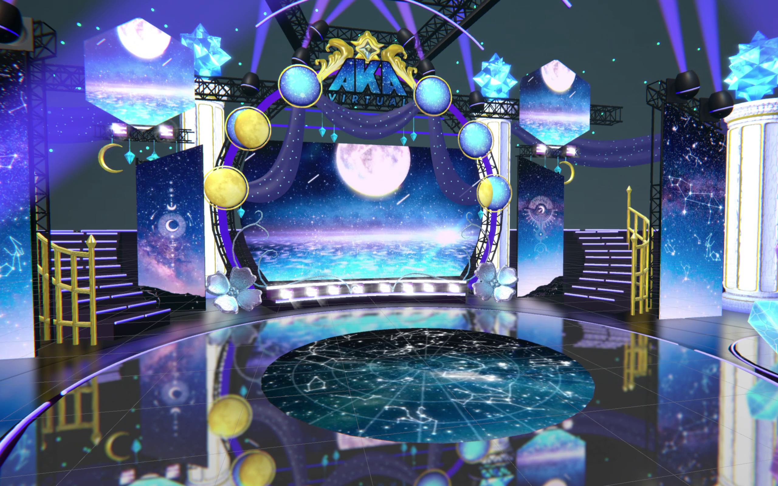 AKA Virtualの3Dステージ