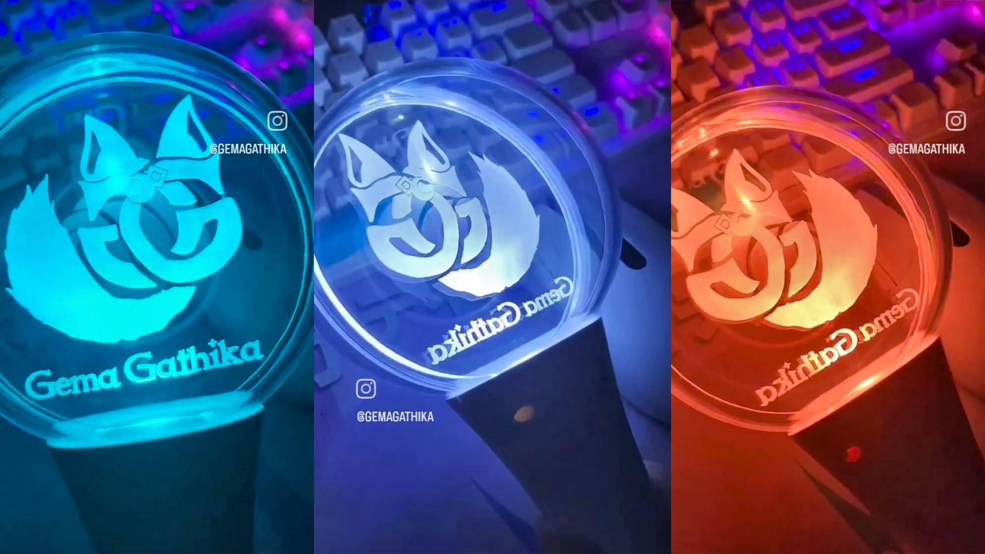 オフ会限定の「Gema Gathikaペンライト」