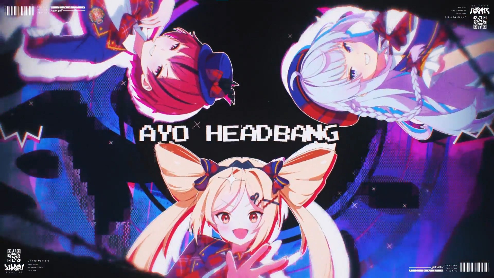 AKA Virtualが協力制作したMV「Punkish - JKT48V」