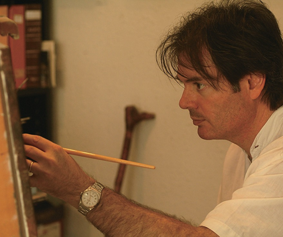 招待画家のジョルディ・イセアン画伯