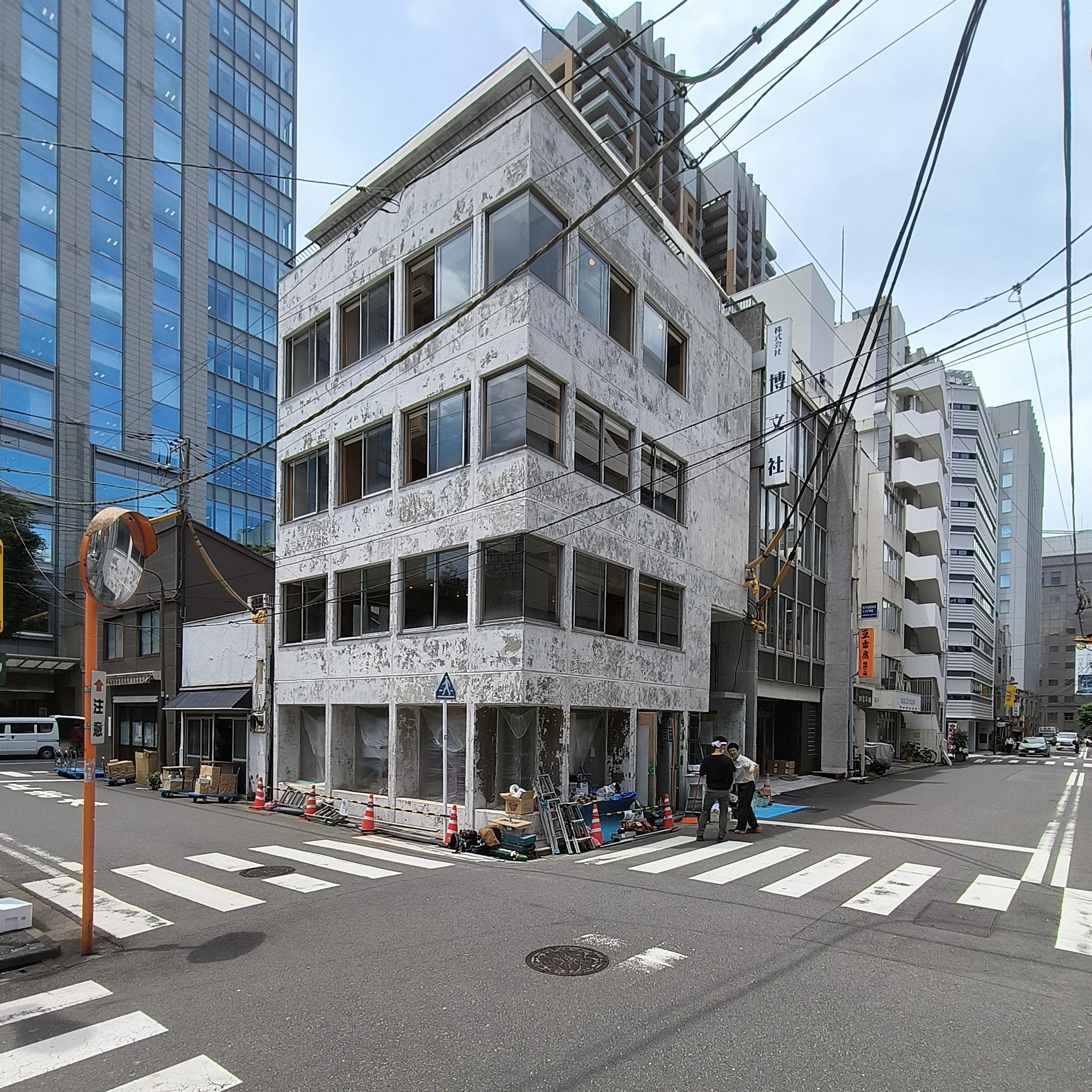 REDO神保町ビル改修中写真