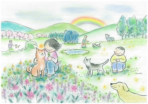 人もペットもまたいつか再開できる花園