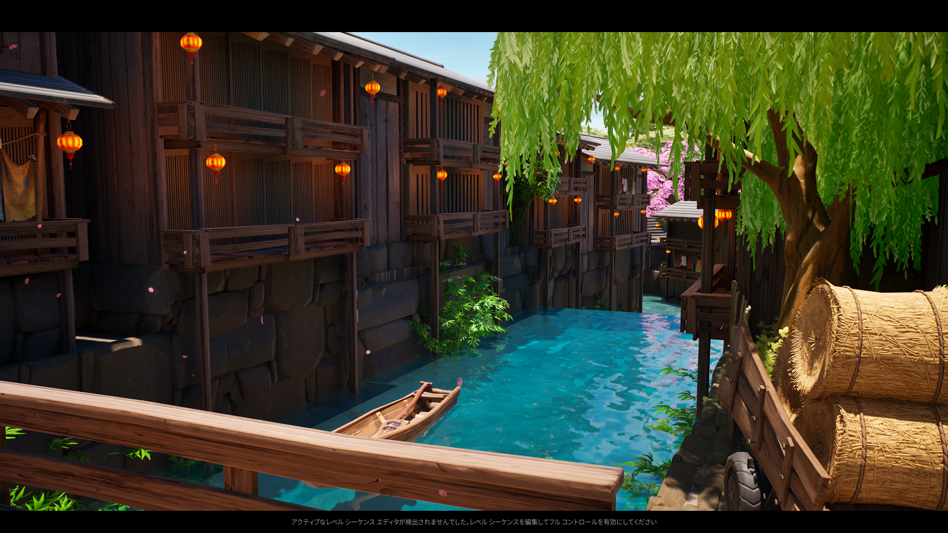 NEIGHBORがFortnite上で制作した和風の街をコンセプトにしたクリエイティブ