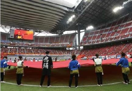 センターサークルシート隊