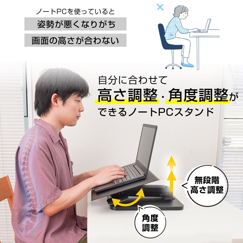 定価18700円 リモートワーク 昇降 ホワイト パソコンスタンド 高さ調整可能 Amazon | ZENY ノートパソコンデスク スタンド サイドテーブル