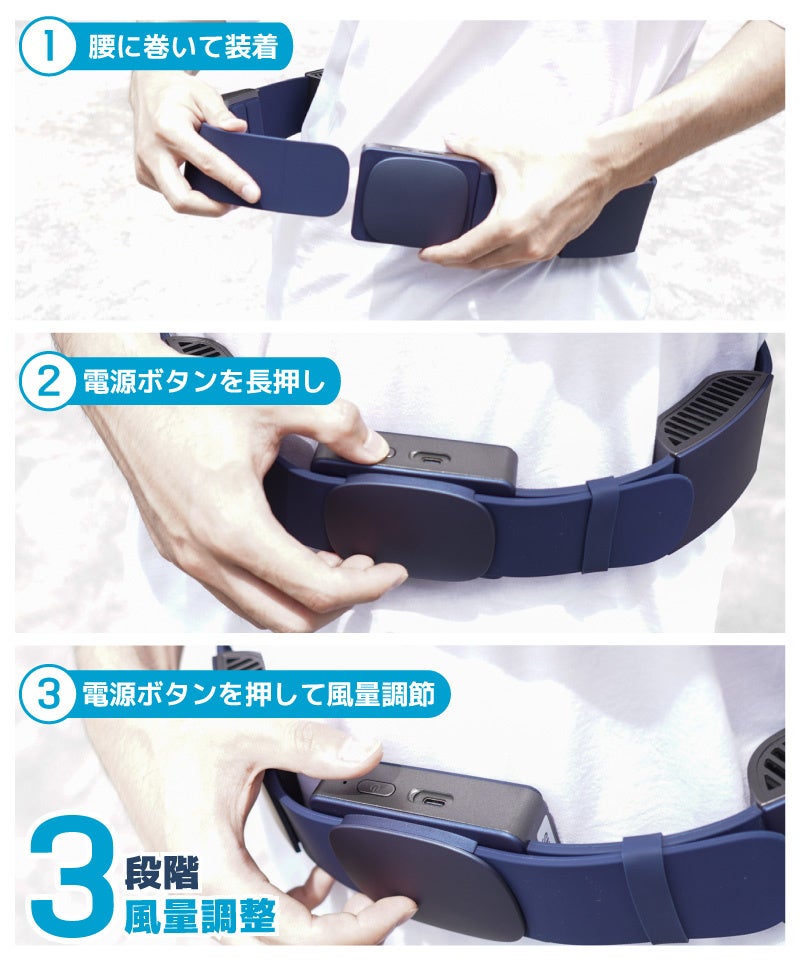 ぐるっと一周爽快「腰ベルトファン360」』を発売 | サンコー株式
