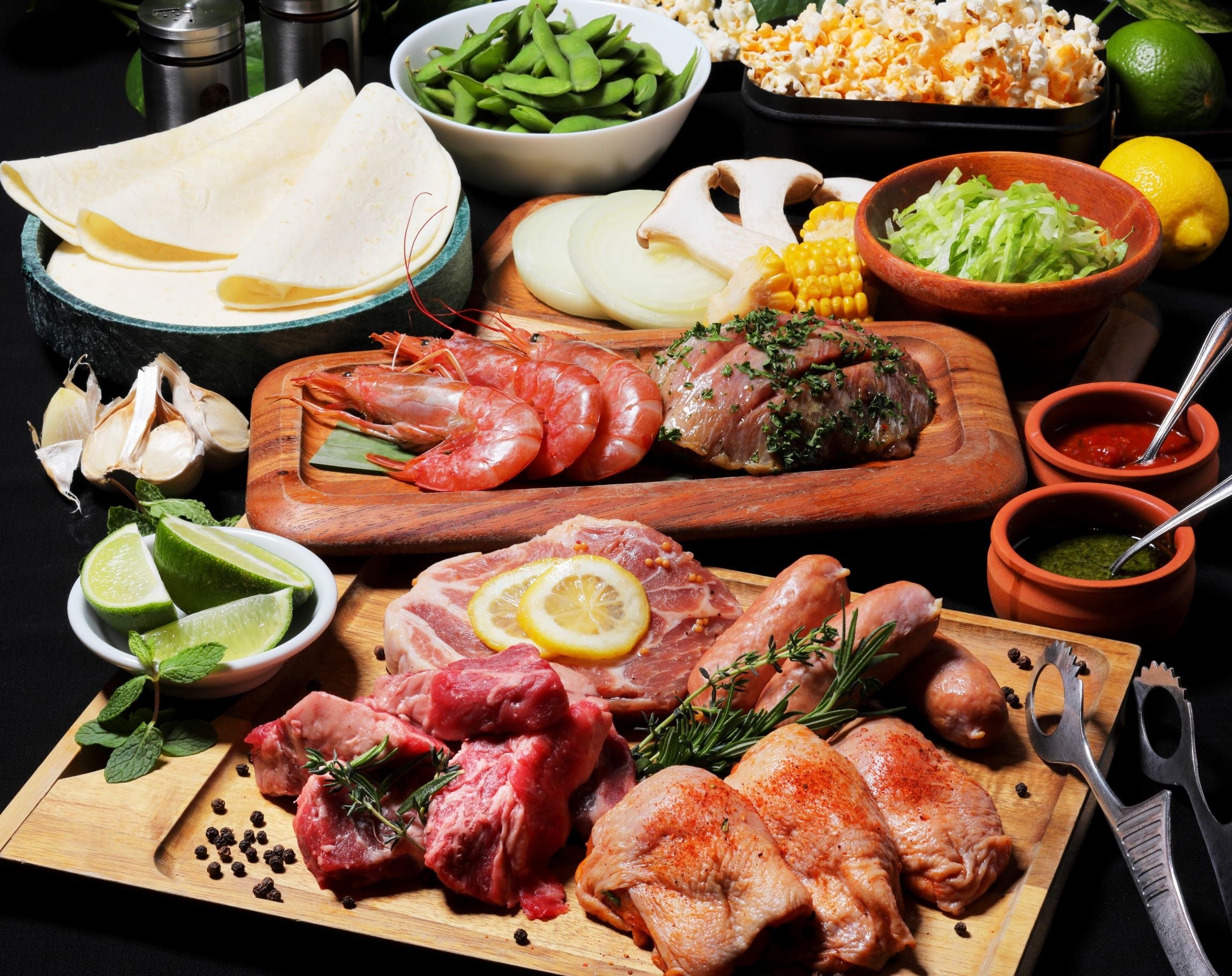 写真：スタンダードプラン「TEX-MEXBBQ」