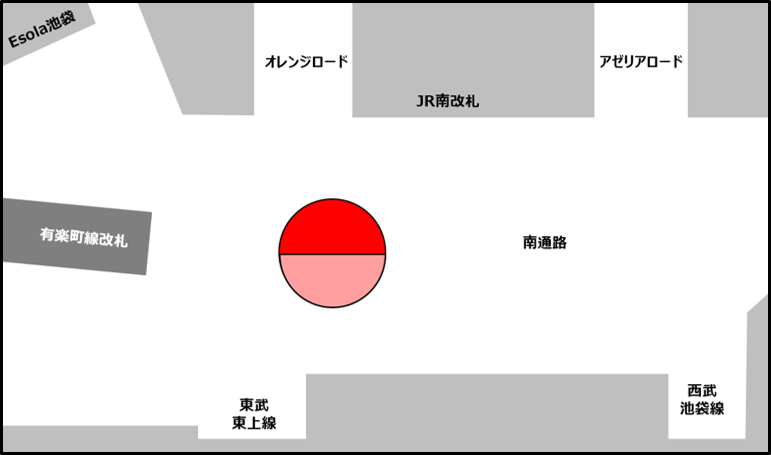 会場周辺地図（東武 池袋ラウンドワイドボード イベントスペース）