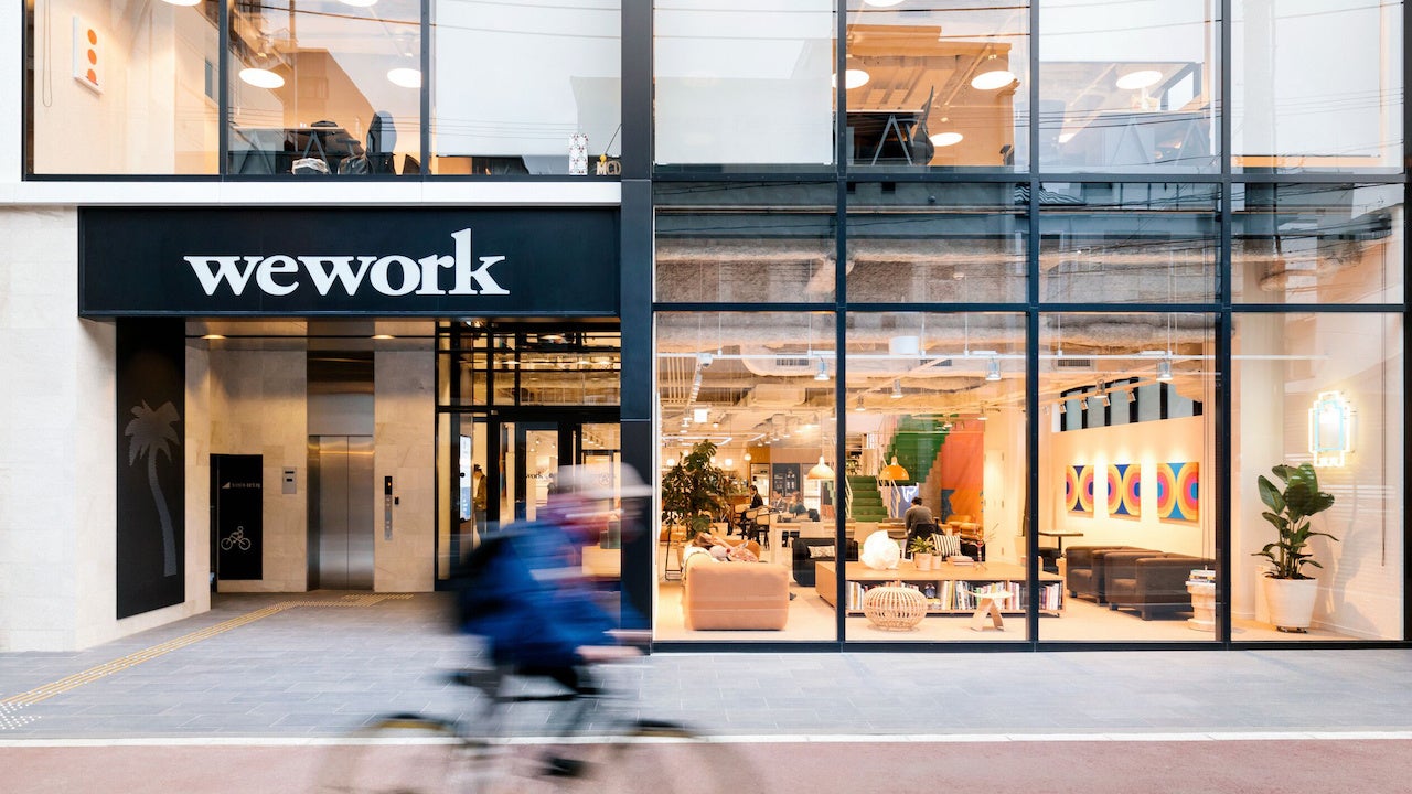 PR TIMESがサテライトオフィスを開設する「WeWork 大名」©︎WeWork
