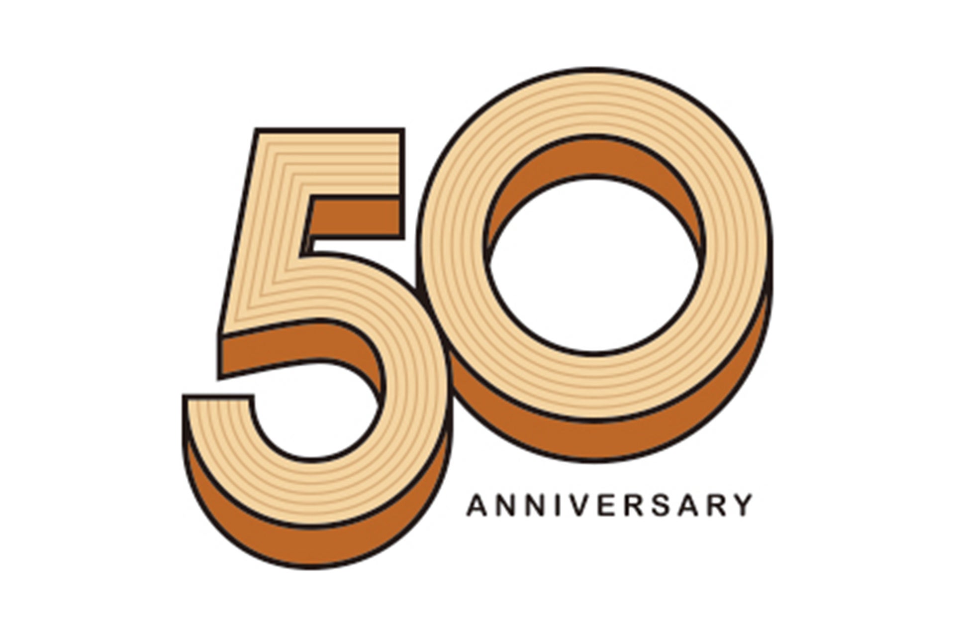 クラブハリエのバームクーヘン50周年記念ロゴ