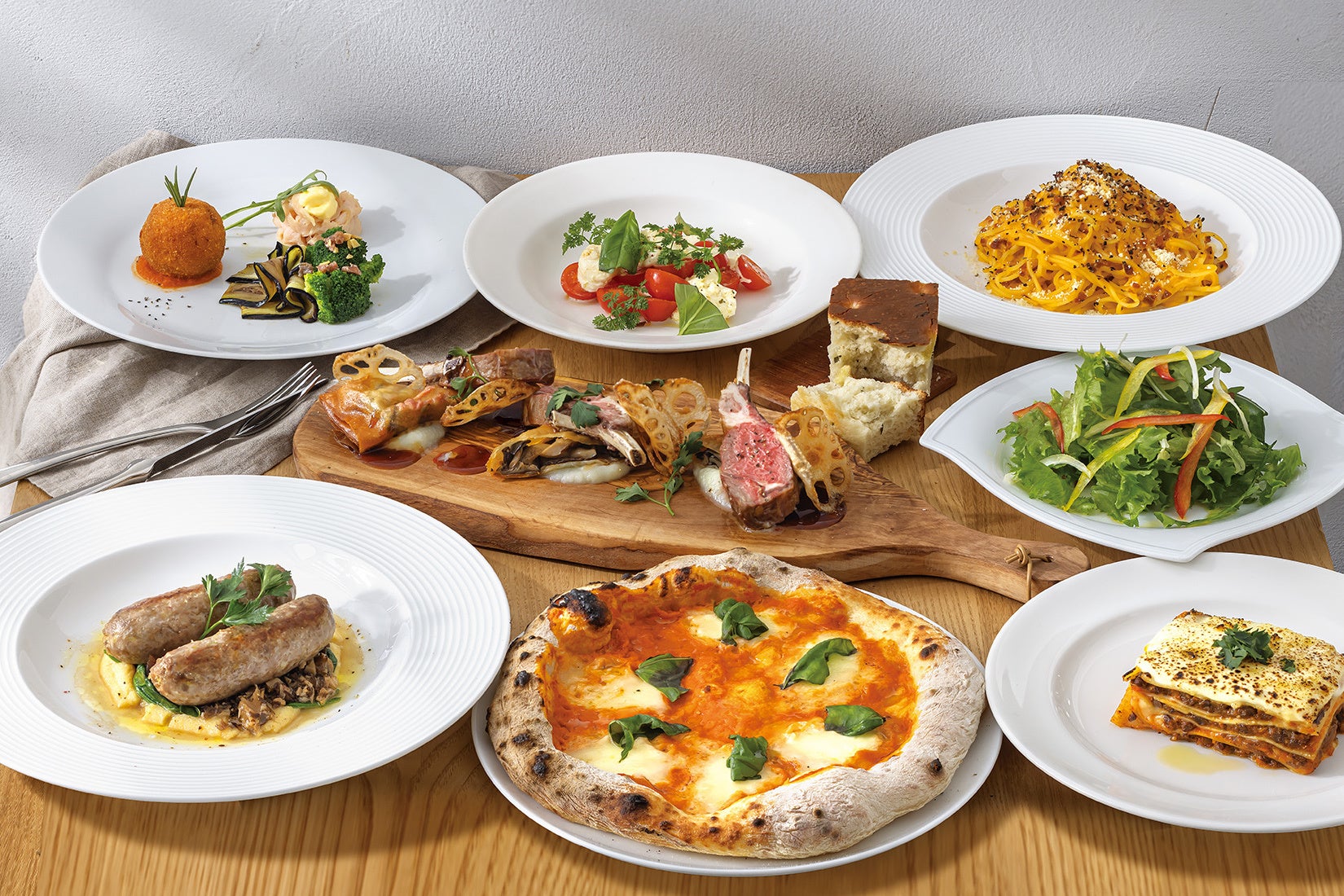 地産食材をふんだんに活かしたイタリアン