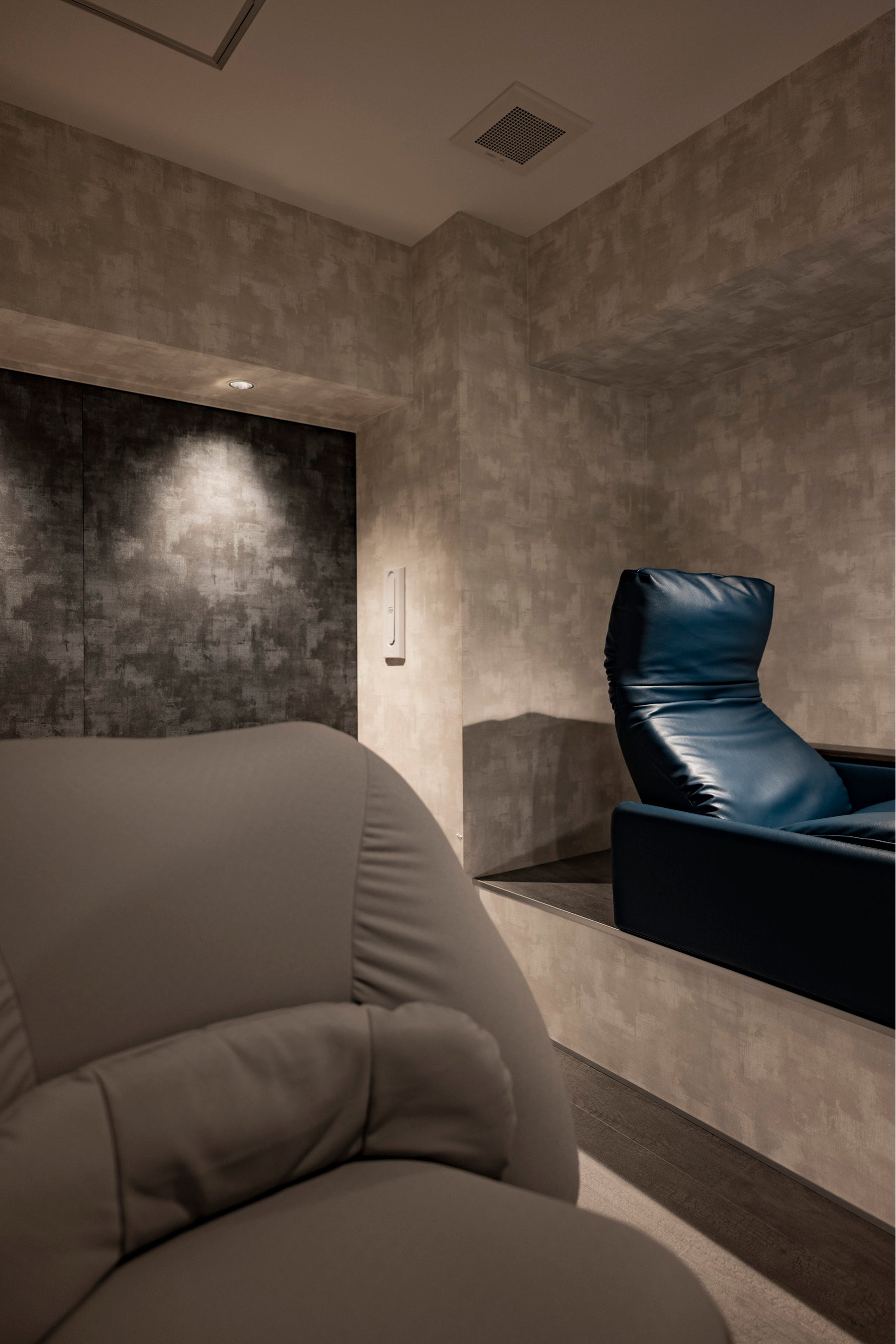 フットバス完備の贅沢な個室