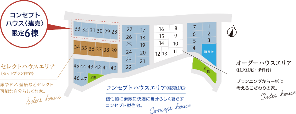 分譲エリアのご紹介