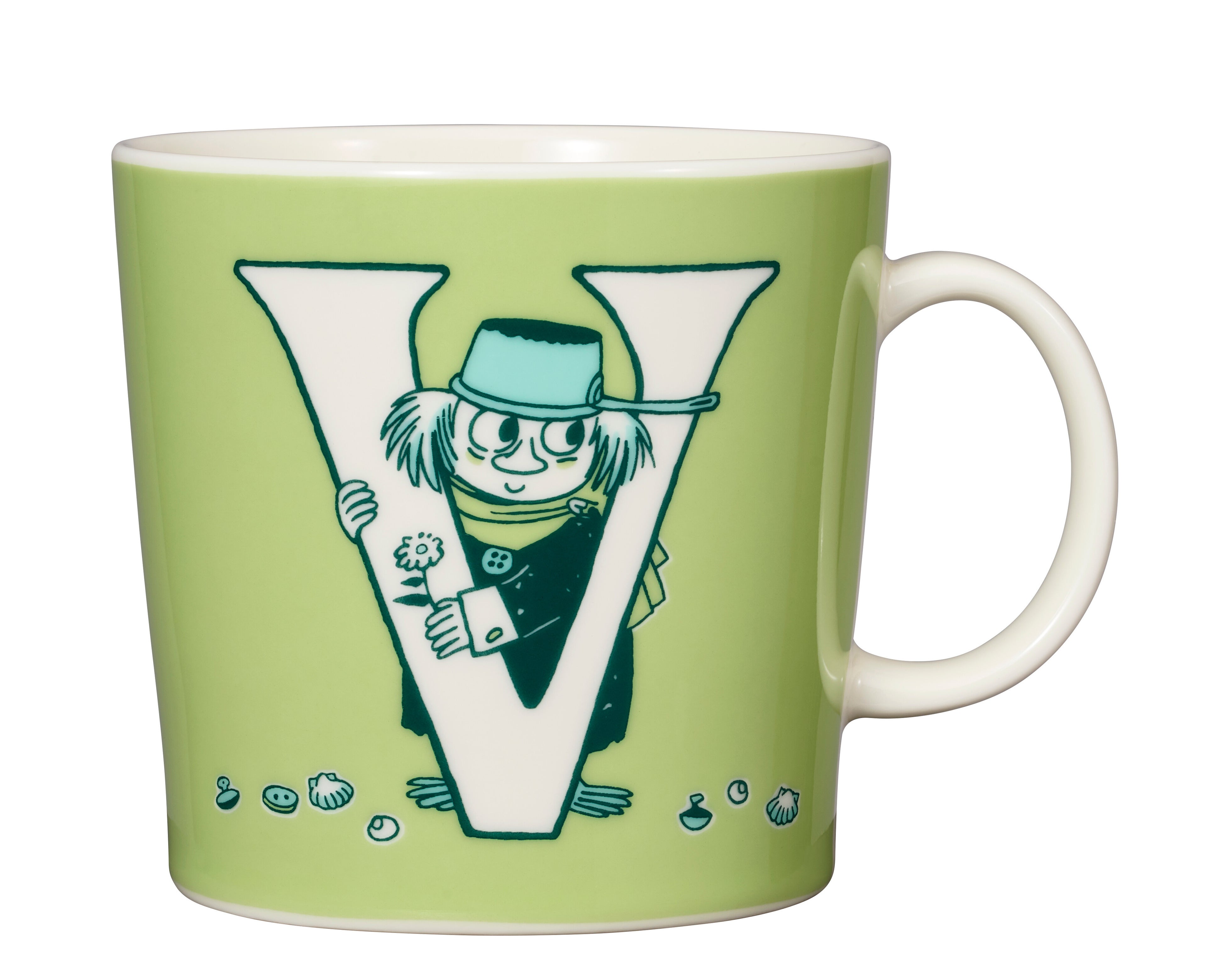 ムーミン アルファベットコレクション マグ V, 0.4 L （表面）